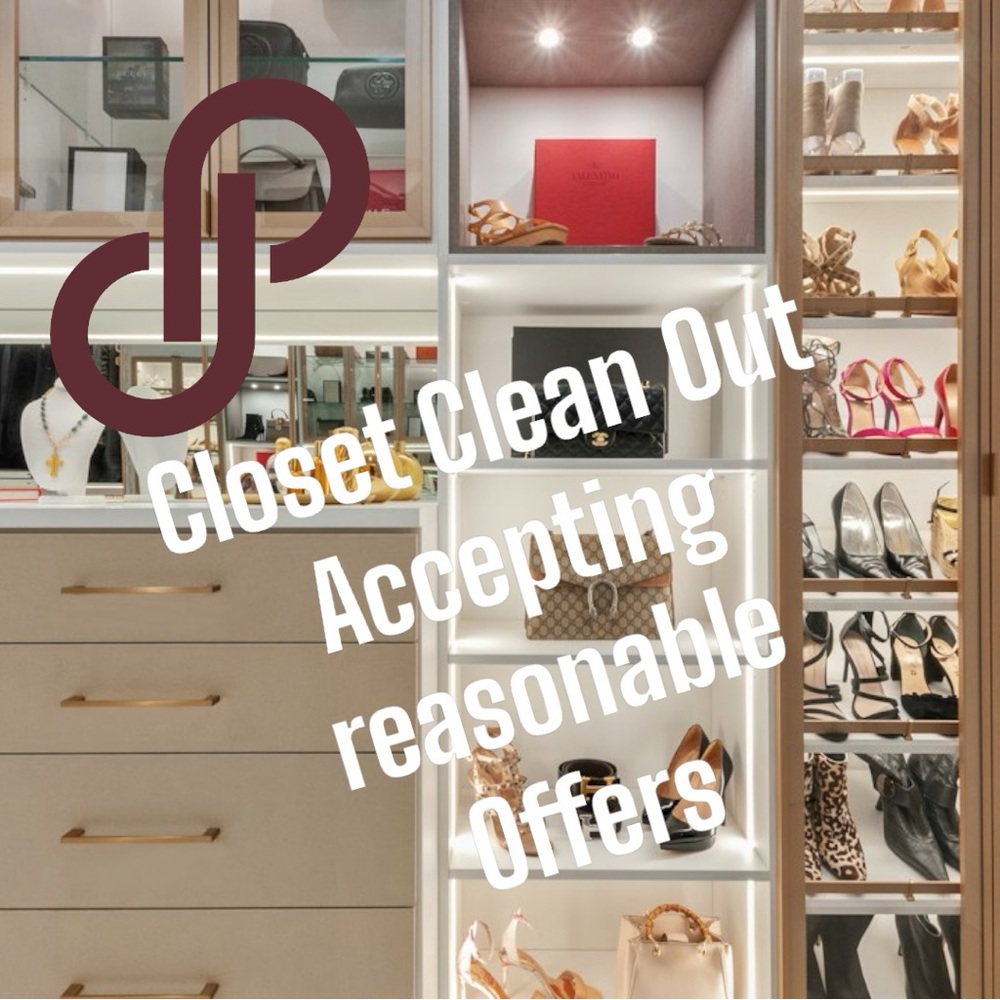 Closet clean out. Accepting reasonable offers.